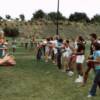 Egg Toss @ Baseball Game 
Circa 1981